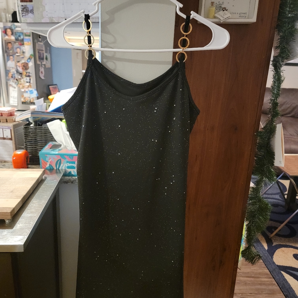 Festive black dress